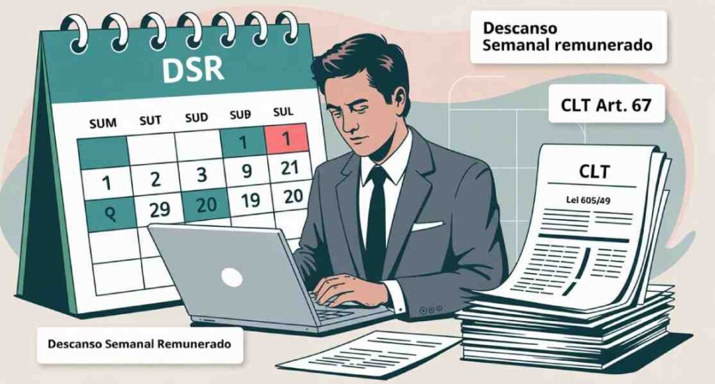 desconto DSR
